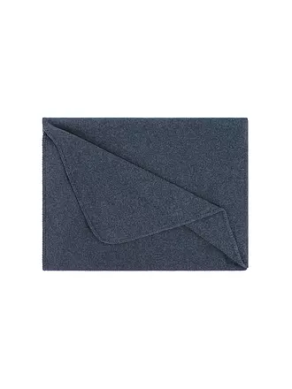 STEINER 1888 | Manta de lana Sophia 145x190cm Rosa Antiguo | dunkelblau